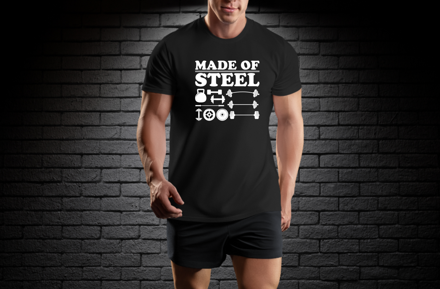 Men's Workout Shirts (MADE OF STEEL)